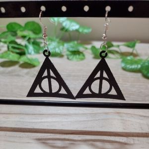 Handmade Faux Leather Magical Earrings